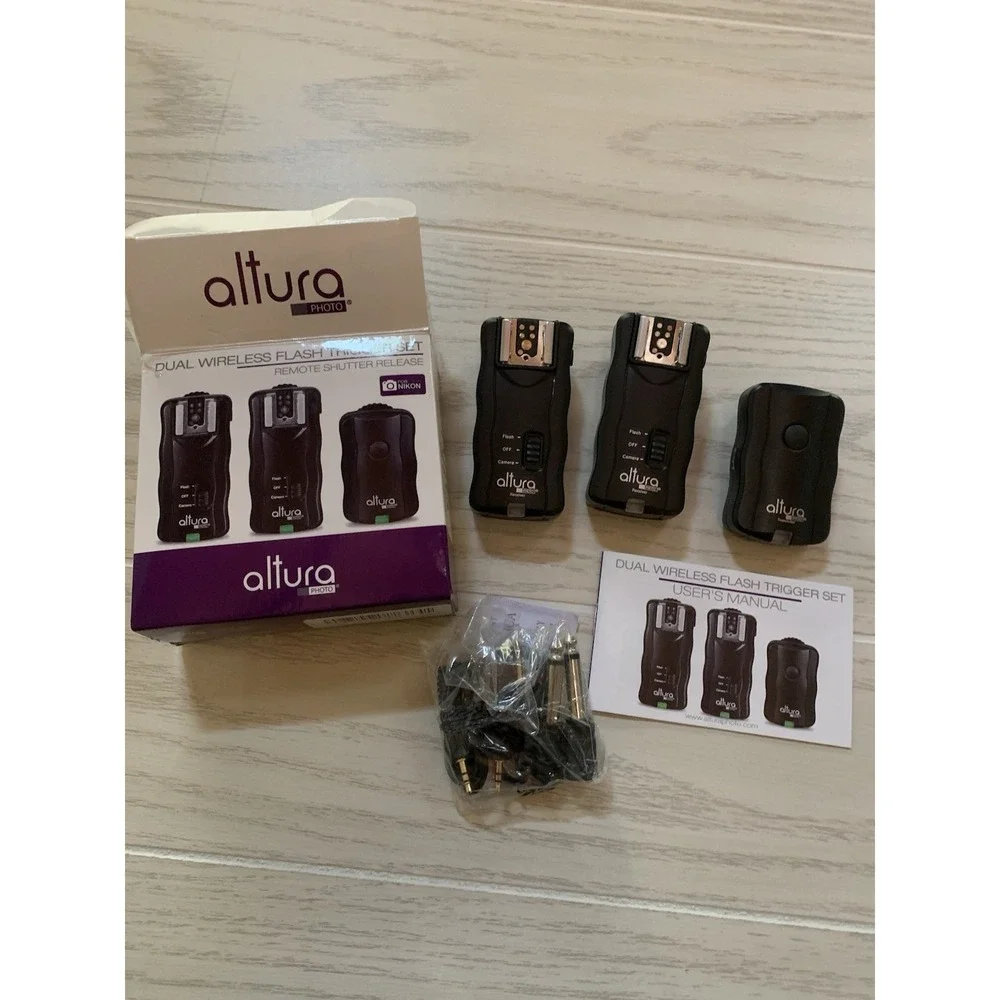 Altura Photo Duel Wireless Flash Trigger Set‎ For Nikon Remote Shutter Release
